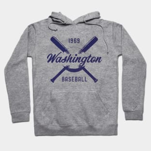 look distressed Washington 1969 baseball USA Hoodie